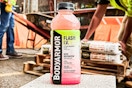 a BodyArmor drink on a concrete block