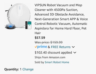 Robot Vacuum and Mop Combo