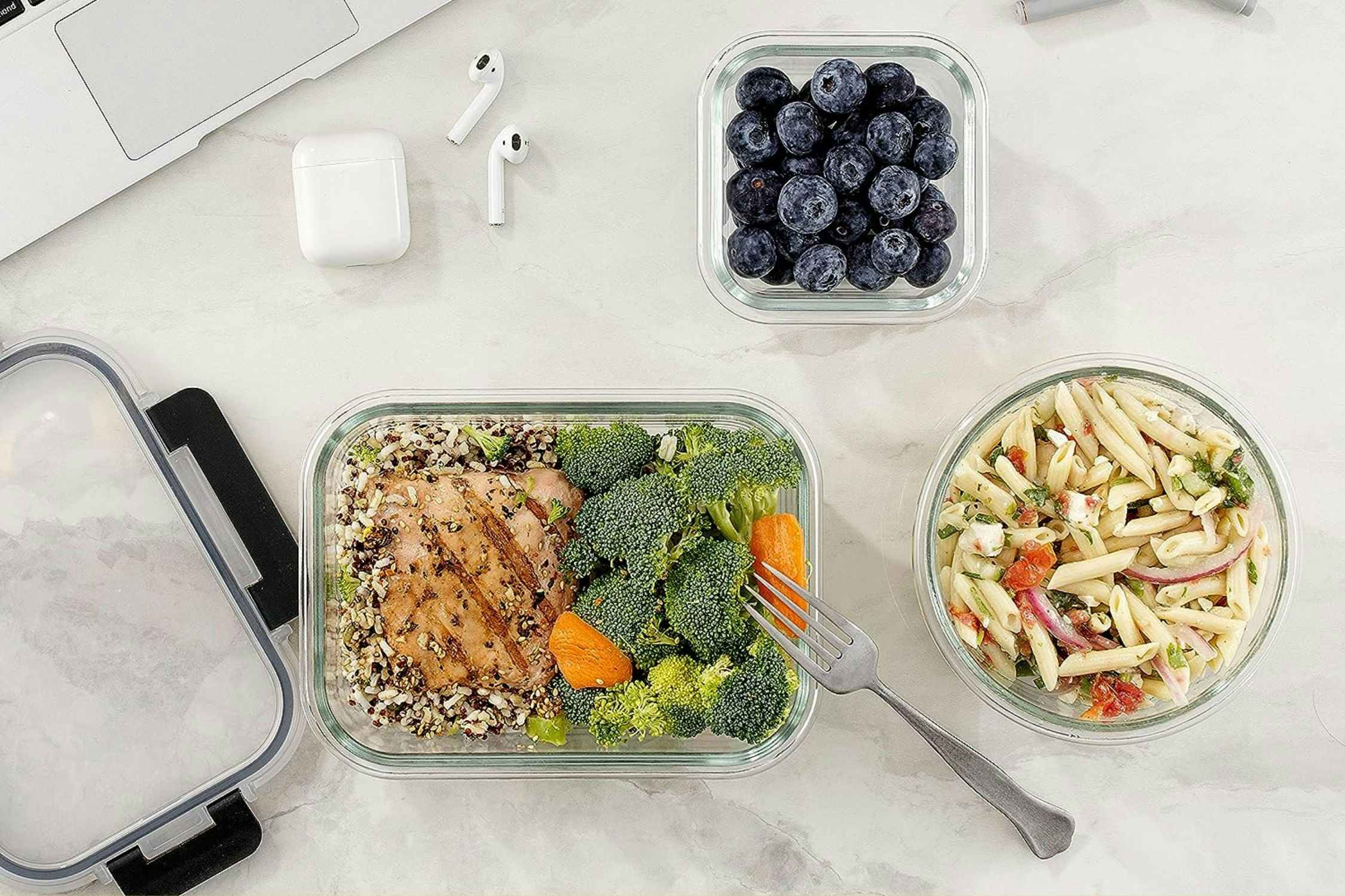 Get a 24-Piece Glass Food Storage Container Set for Just $30 on Amazon