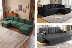 3 ;ifestyle images of sectional sofas