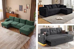 3 ;ifestyle images of sectional sofas