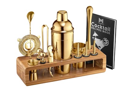 Mixology Stainless Gold Bartender Set