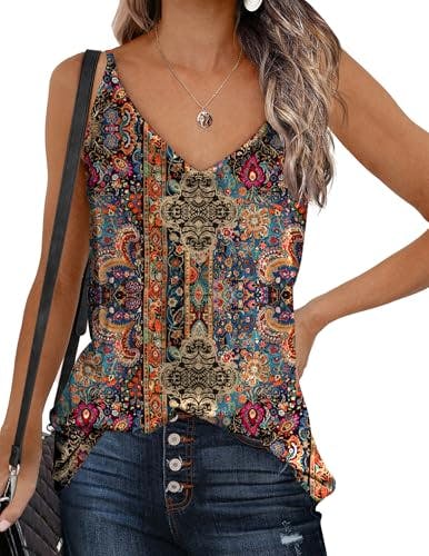 Womens V Neck Tank Top