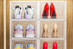 a 6 pack of shoe organizers