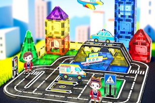 Magnetic Tiles City Road Set