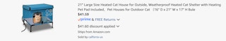 Amazon Heated Outdoor Cat House 2025