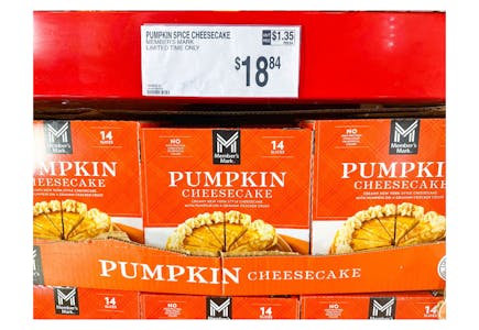 Member's Mark Pumpkin Cheesecake