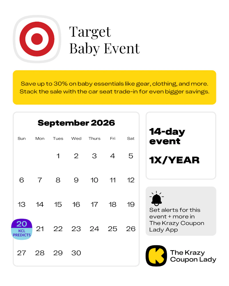 What to Expect From Target Baby Event in September 2026 - The Krazy ...