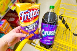 Grab a 2-Liter of Crush Soda and a Bag of Fritos for $0.45 at Dollar General card image