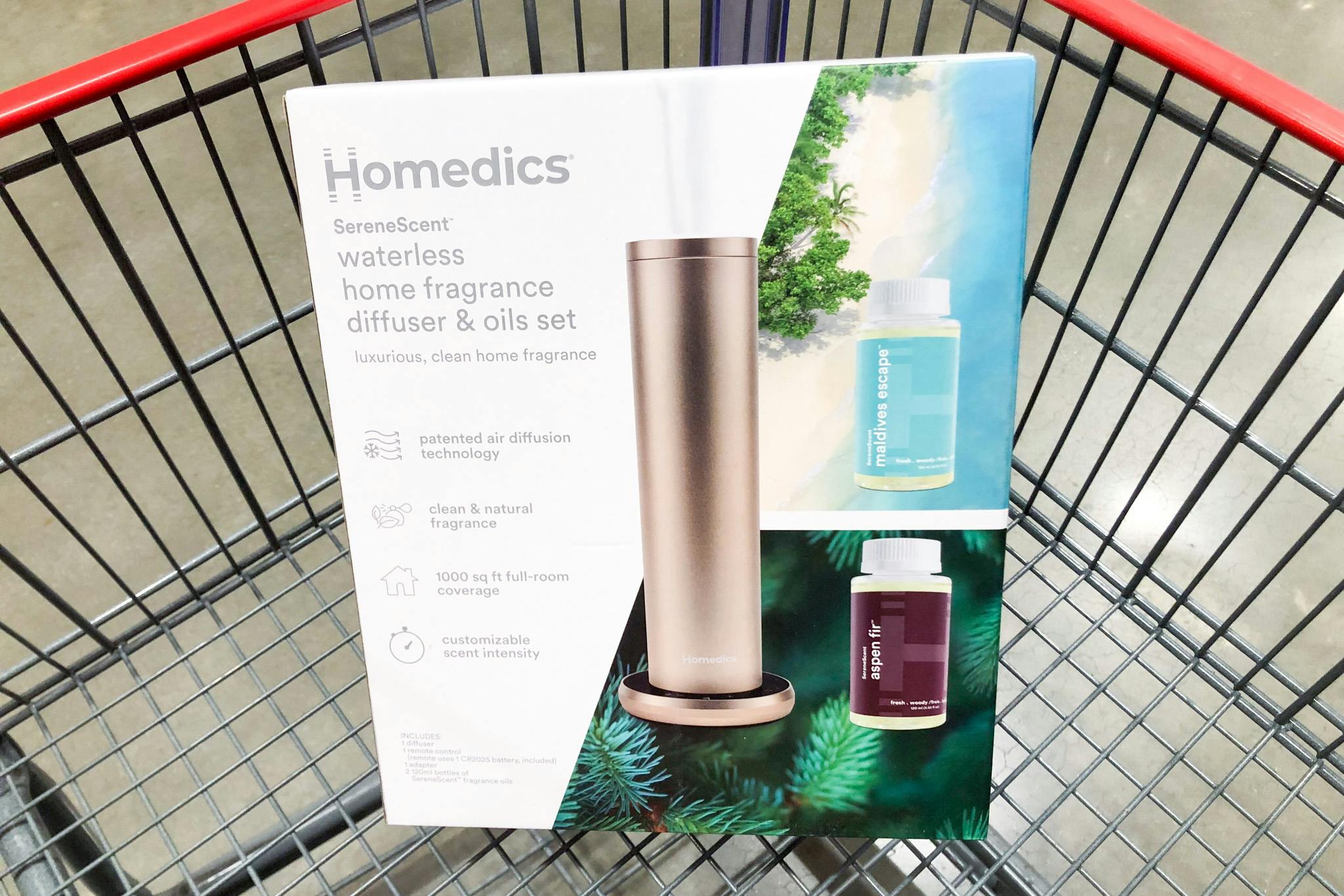 Homedics SereneScent Aroma Diffuser