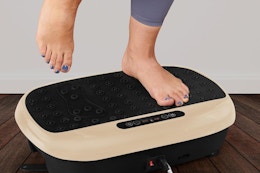 Vibration Plate Exercise Machine, Just $67.99 on Amazon card image