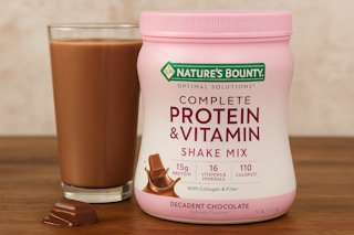 Nature's Bounty Protein & Vitamin Shake Mixes Packaging
