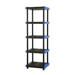 Hart 5-Shelf Plastic Storage Shelf