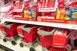 Target Edition Toys: Save 20% On The Target Shopping Cart And Cash Register card image