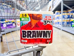 Brawny Paper Towels Are Nearly 50% Off at Walmart With an Easy Rebate card image