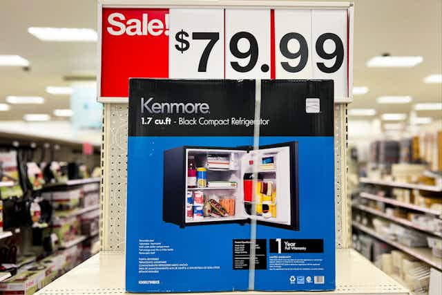 Kenmore Compact Refrigerator, Only $75.99 at Target card image