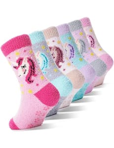 Kids' Fluffy Slipper Socks