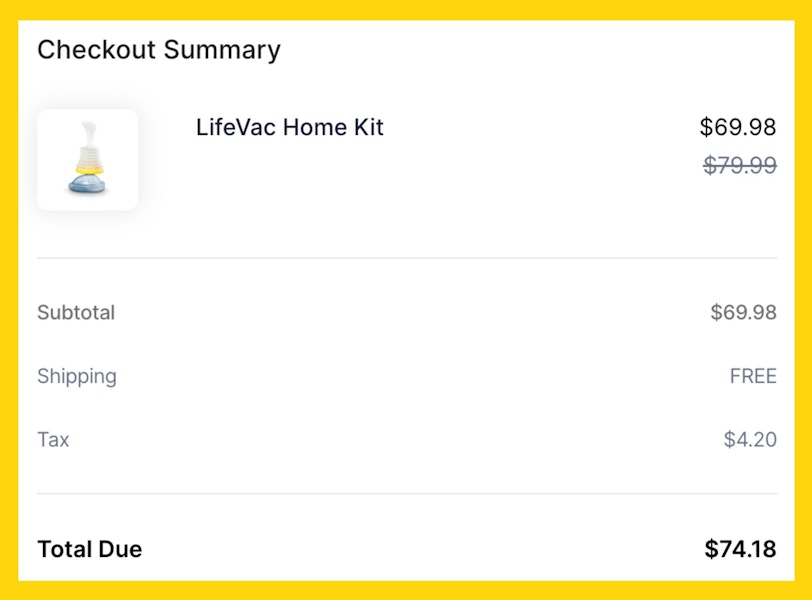 lifevac-checkout