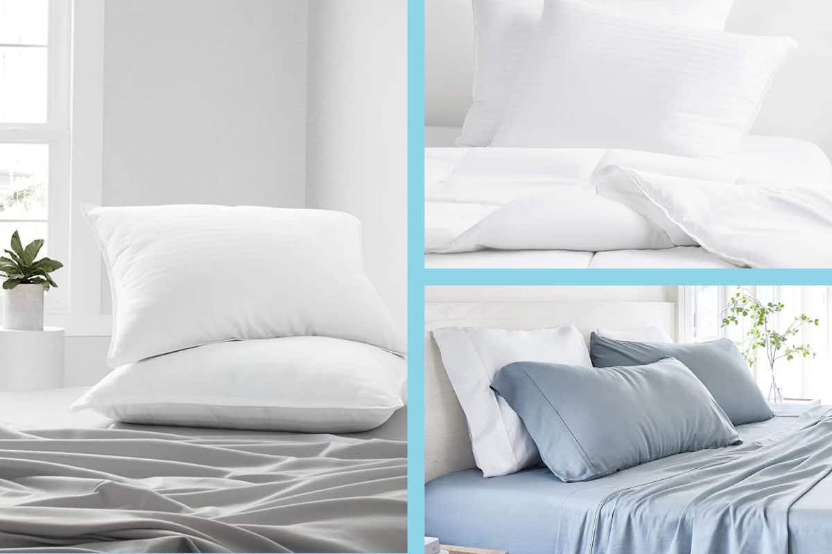 Cooling Bedding Deals at Linens & Hutch: $36 Pillow Pack and $62 Sheet Set