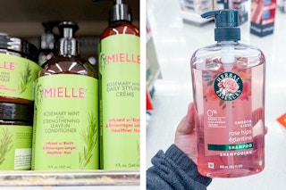 mielle and herbal essences hair care 2-photo collage
