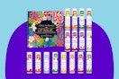 16 lip balms in assorted flavors