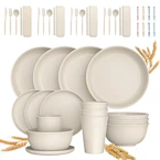 Wheat Straw Dinnerware Set
