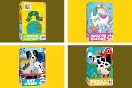 4 stock images of jigsaw puzzles