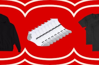 apparel items on a grid