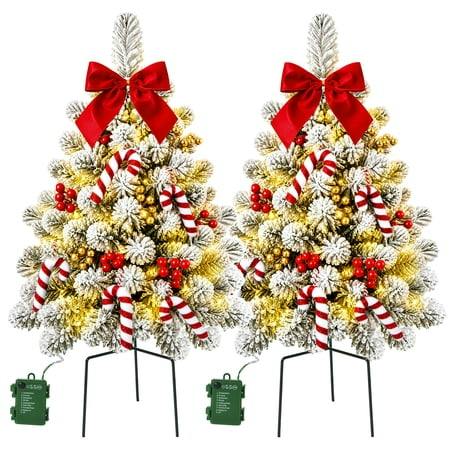 Prelit Christmas Trees