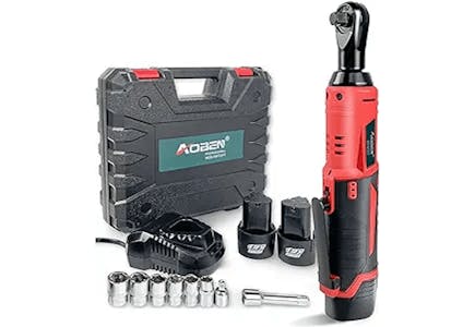 Cordless Electric Ratchet Wrench Set