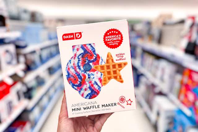 Dash Americana Waffle Makers, Only $5.64 at Target (Lowest Price Ever) card image
