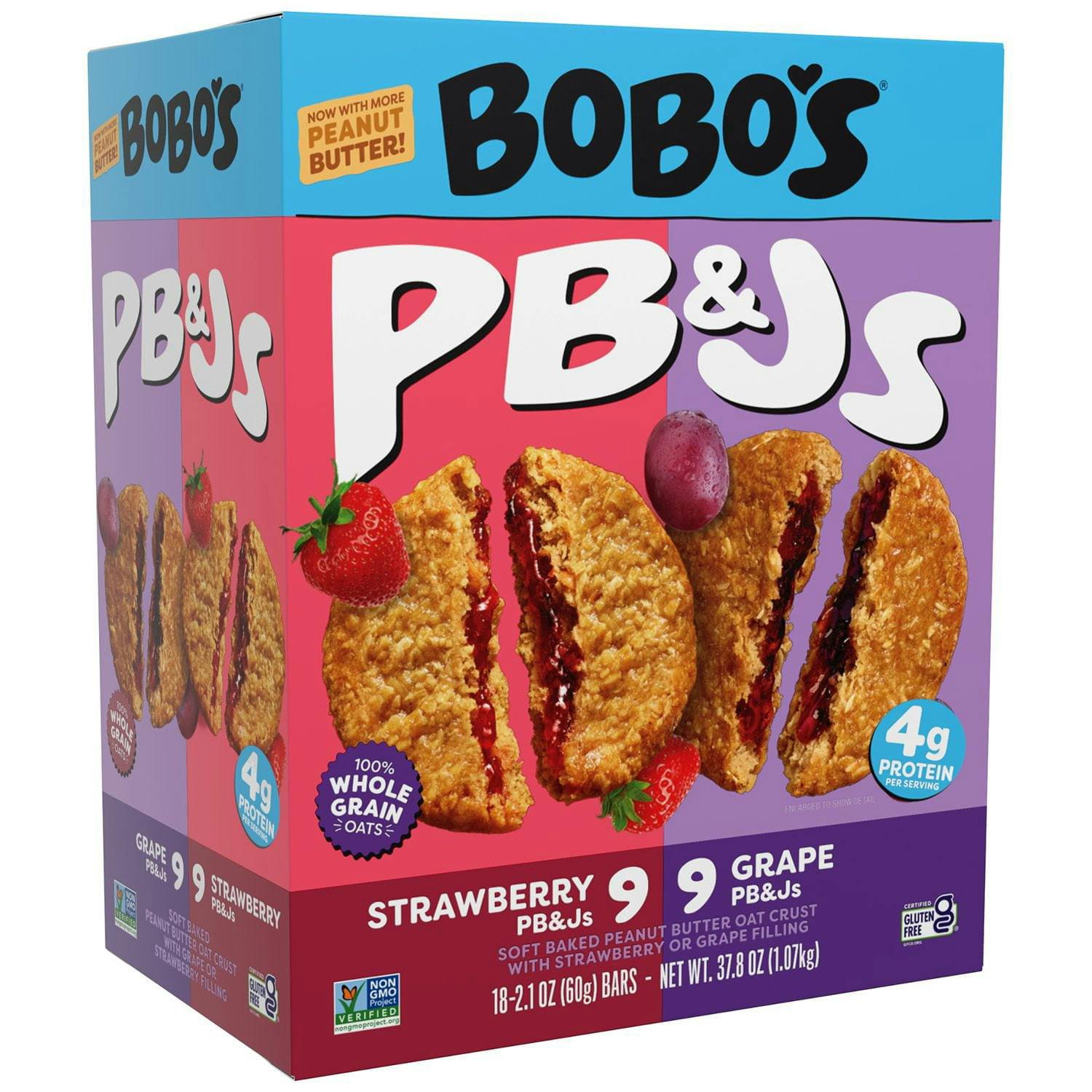 Bobo's PB&J Oat Snack 18-Pack
