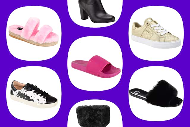 Up to 70% Off Footwear: $10 Sandals, $15 Boots, and More at Macy's card image