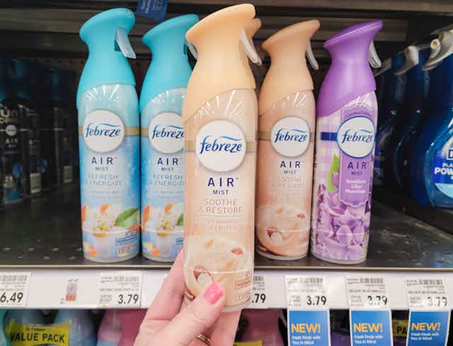 Febreze Air Freshener Spray, Only $1.49 With Kroger Digital Coupon card image