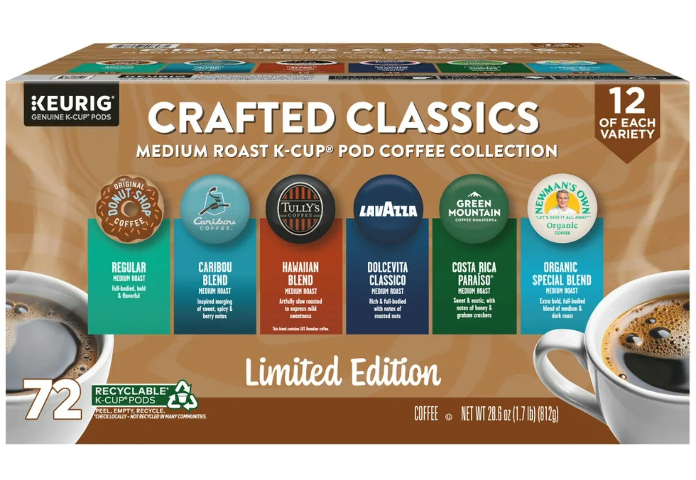 Crafted Classics Coffee K-Cup Pods