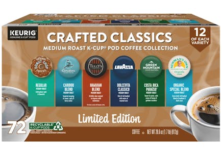 Crafted Classics Coffee K-Cup Pods