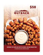 Outback Steakhouse $50 Gift Card