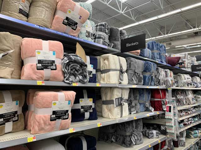 Large Throw Blankets, as Low as $8.92 at Walmart — Selling Fast card image