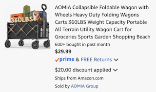 Amazon Collapsible Wagon 2026
