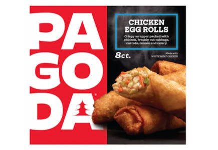 2 Pagoda Frozen Egg Rolls Boxes