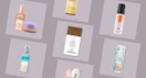 self tanner photo collage with several name brand self tanners in it