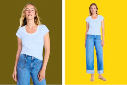 Walmart Free Assembly women's tee