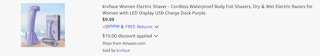 Amazon Dry:Wet Electric Body Razor 2025 2
