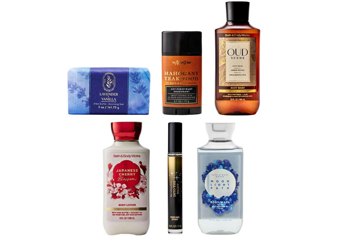 6 Bath & Body Works Products
