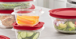 food in storage containers