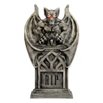 Lighted Gargoyle RIP Tombstone
