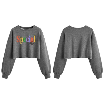Adult Cropped Crew Sweatshirt