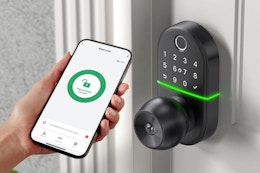 Get This $100 Keypad Lock With Doorknob for Just $40 on Amazon card image