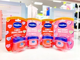 4 vaseline lip therapies sitting together