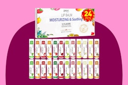 Vitamin E and Coconut Oil Lip Balm 24-Pack, as Low as $6 on Amazon card image